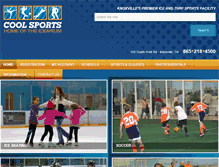 Tablet Screenshot of coolsportstn.com